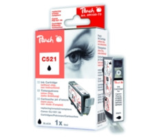 Peach CLI-521 Alternativkartusche ohne Chip / 9 ml / Schwarz