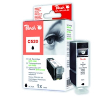 Peach PGI-520 Alternativkartusche / 19 ml / schwarz