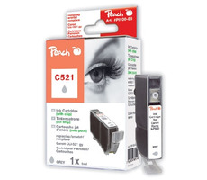 Peach kompatible Patrone Canon CLI-521GY, Grau, 10 ml