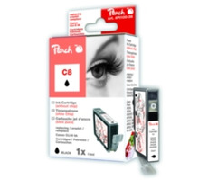 Peach C8 (CLI-8) Alternativkartusche ohne Chip / 13 ml / Schwarz