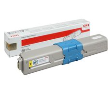 OKI Original Toner für C310 & C330 & C510 & C530 Gelb / 2.000 Seiten