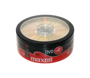 25 Stück DVD R 4,7 GB Maxell 16x / Cakebox