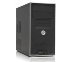 Foxconn CASE silber/schwarz TW082, mini, USB2.0+Audio+Mic, 300W Fortron RoHS