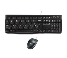 Logitech Desktop MK120 Tschechisch Version / Tastatur und Maus / CZ Version / USB / Schwarz