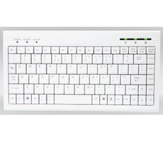 AMEI Tastatur AM-K2001W / CZ / Slim Mini Multimedia / Weiß / USB