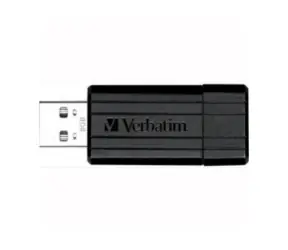 Verbatim Store 'n' Go PinStripe 8 GB Schwarz / Flash-Disk / USB 2.0 / Lesen: 10 MB / Schreiben: 4 MB