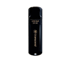 Transcend JetFlash 700 64GB schwarz / Flash Disk / USB 3.2 Gen 1 - (USB-A 3.0)