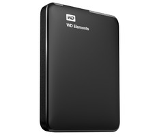 WD Elements Portable 2 TB / HDD / 2,5 Zoll / NTFS / USB 3.0 / Schwarz / 2 Jahre