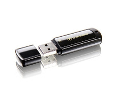 Transcend JetFlash 350 32GB schwarz / Flash Disk / USB 2.0