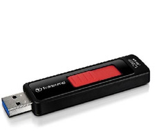 Transcend JetFlash 760 128 GB Schwarz-Rot / Flash-Disk / USB 3.2 Gen 1 - (USB-A 3.0)