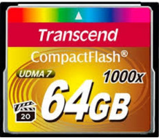 Transcend Compact Flash 64GB Ultimate / CF / 64GB / 1000x