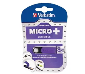Verbatim Store'n'Go MICRO+ USB-Stick / 8 GB / USB 2.0 / Lila
