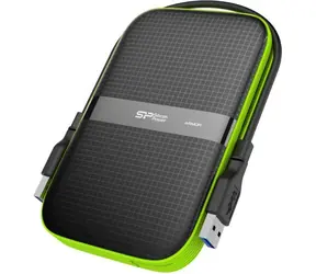 Silicon Power Armor A60 1TB schwarz-grün / 2,5" / USB 3.2