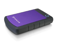 Transcend StoreJet 25H3P 2 TB / 5400 U/min / 2,5 Zoll / USB 3.0 / stoßfest / lila / extern