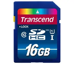 Transcend Premium SDHC-Karte 16 GB Klasse 10 UHS-I