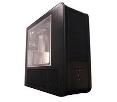 Silverstone SST-TJ07B-W Temjin / BigTower / transparente Seite / ATX / ohne Stromquelle / USB 2.0 / schwarz