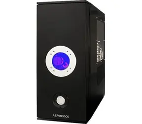 AeroCool CoolView Case BK / PC-Gehäuse / Ohne Stromquelle / Schwarz