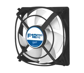 ARCTIC F12 PRO TC / 120 mm / Fluid Dynamic Bearing / 0,3 Sone bei 1300 U/min / 55,8 mh / 3-Pin