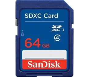 SanDisk SDXC 64GB / Klasse 4 / geeignet für HD