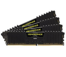 Corsair Vengeance LPX Black B 32GB (4x8GB) 3200MHz / DDR4 / PC4-25600 / CL16-18-18-36 / 1,35V / XMP2.0 / mit Kühler