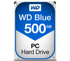 WD Blue 500 GB / Festplatte / 3,5 Zoll SATA III / 7.200 U/min / 32 MB Cache / 2 Jahre