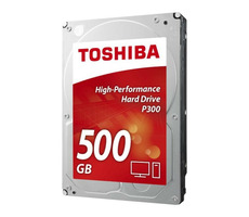Toshiba P300 500 GB (Bulk) / 3,5 Zoll / 7.200 U/min / 64 MB Cache / SATA III / intern / 2 Jahre / BULK
