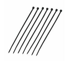 DATACOM Spannband 2,5x200 / schwarz / 100 Stk