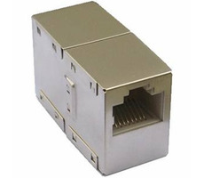 DATACOM -Anschluss 2 x RJ45 (STP) / CAT5E / Silber