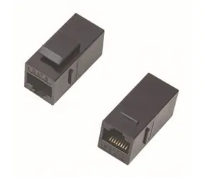 DATACOM Anschlussfeld UTP 2 x RJ45 CAT6 / 8p8c / gerade / Kunststoff