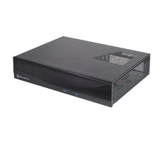 Silverstone ML03B Milo / PC-Gehäuse / Mini-ITX / für HTPC-Systeme / USB 2.0 / USB 3.0 / / ohne Netzteil / schwarz