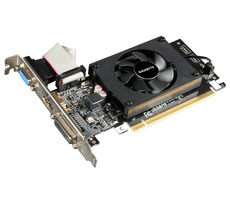GIGABYTE GT710 2GB / GeForce GT710 954 MHz / 2GB DDR3 / 64bit / PCIe x8 / D-Sub+DVI+HDMI