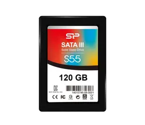 Silicon Power S55 120 GB / SSD / SATA III / 7 mm / Lesen: 520 MB / Schreiben: 370 MB