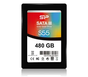 Silicon Power S55 480 GB / SSD / SATA III / 7 mm / Lesen: 540 MB / Schreiben: 480 MB