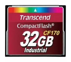 Transcend CF170 32 GB / CF-Karte / UDMA0-5 / MDMA0-2 / PIO0-6 / R: 90 MB / W: 60 MB