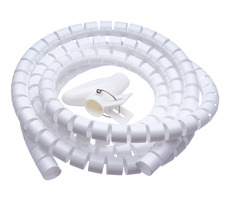 Connect IT Rohr für WINDER Kabelführung weiß / 2,5m x 20mm