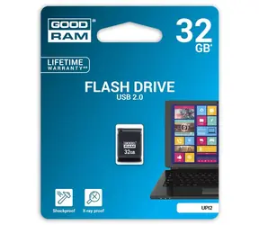 Goodram UPI2 32GB schwarz / Flash-Laufwerk / USB 2.0 / Lesen: 20 MB/s / Schreiben: 5 MB/s