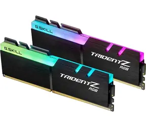 G.Skill Trident Z RGB 16GB (2x8GB) 3200MHz schwarz / DDR4 / 16-18-18-38 / 1,35V / XMP 2.0 / LED-Hintergrundbeleuchtung