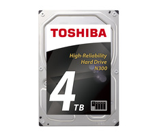 Toshiba N300 NAS 4 TB Bulk / HDD / 3,5 Zoll / SATA III / 7.200 U/min / 128 MB Cache / intern