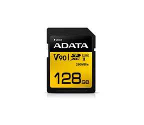 ADATA Premier One SDXC-Karte 128 GB / UHS-II U3 Klasse 10 / R: 290 MB/s / W: 260 MB/s