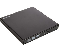 Sandberg USB Mini DVD-Brenner / USB 2.0 / schwarz