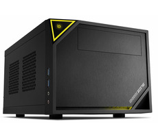 Sharkoon C10 schwarz / Mini-ITX / 2x USB 3.0 / 1x 120 mm + 1x 80 mm / Ohne Netzteil