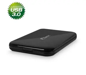 Fantec ALU-25U3 schwarz / externe Box für 2,5" SATA SSD / USB 3.0