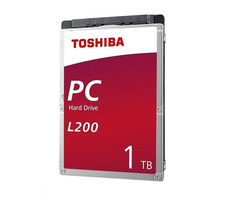 Toshiba L200 1 TB (Bulk) / 2,5 Zoll / 5.400 U/min / 128 MB Cache / SATA III / intern / MTTF 600 K / 2 Jahre / Bulk 
