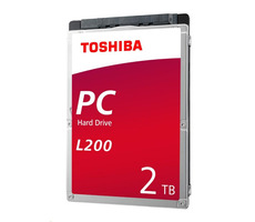 Toshiba L200 2TB (Bulk) / 2,5" / 5400 U/min / 128MB Cache / SATA / intern / 2 Jahre / Bulk