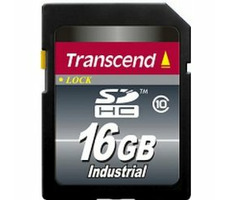 Transcend 16GB SDHC Industrial / industrielle Speicherkarte / SDHC / Klasse 10