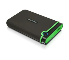 Transcend StoreJet 25M3S Slim 2 TB / 2,5-Zoll-Festplatte / USB 3.0 / 5400 U/min / stoßfest / dünn