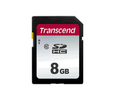 Transcend 300S 8 GB / SDHC-Speicherkarte / Klasse 10 / R: 20 MBit/s / W: 10 MBit/s