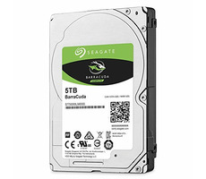 Seagate BarraCuda 5 TB / HDD / 2,5" SATA III / 5.400 U/min / 128 MB Cache / Bulk