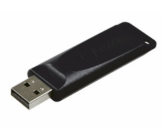Verbatim Store 'n' Go Slider 32 GB Schwarz / Flash-Disk / USB 2.0 / Lesen: 10 MB / Schreiben: 4 MB