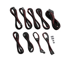 CableMod PRO ModMesh C-Series Kit für Corsair AXi & HXi & RM - Schwarz-Dunkelrot